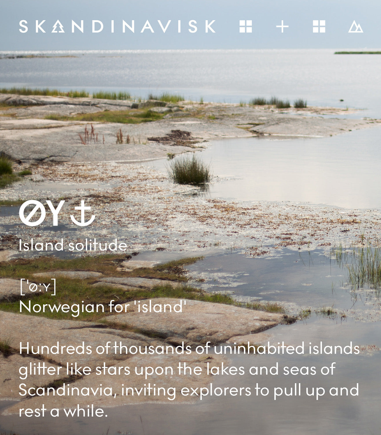 Øy duftlys, 200g. - Powder Blue